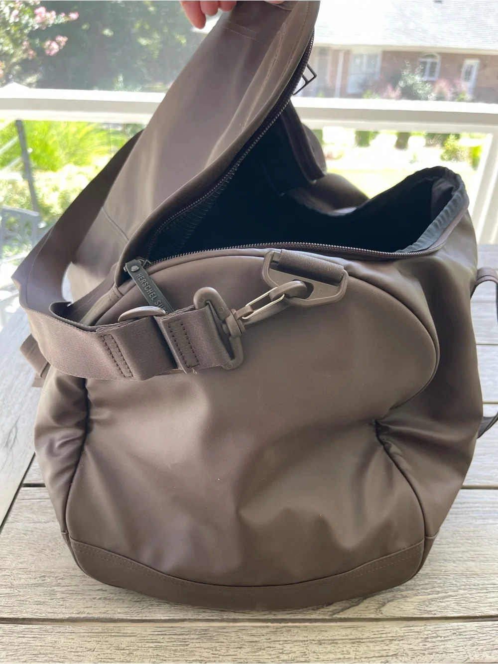 Herschel Supply Co Heritage Brown Travel 40 Liter Duffel Bag Unisex Style